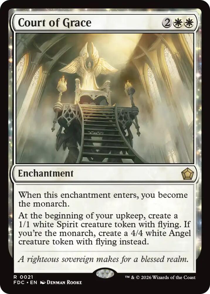 Court of Grace 21 card from Commander: Foundations