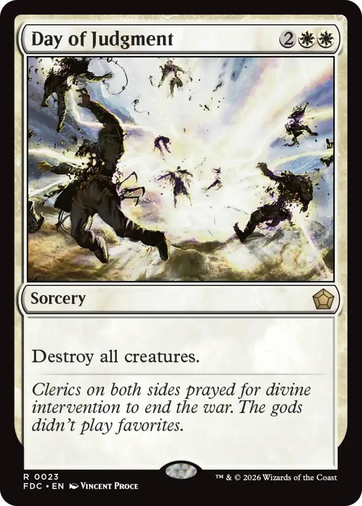 Day of Judgment 23 card from Commander: Foundations