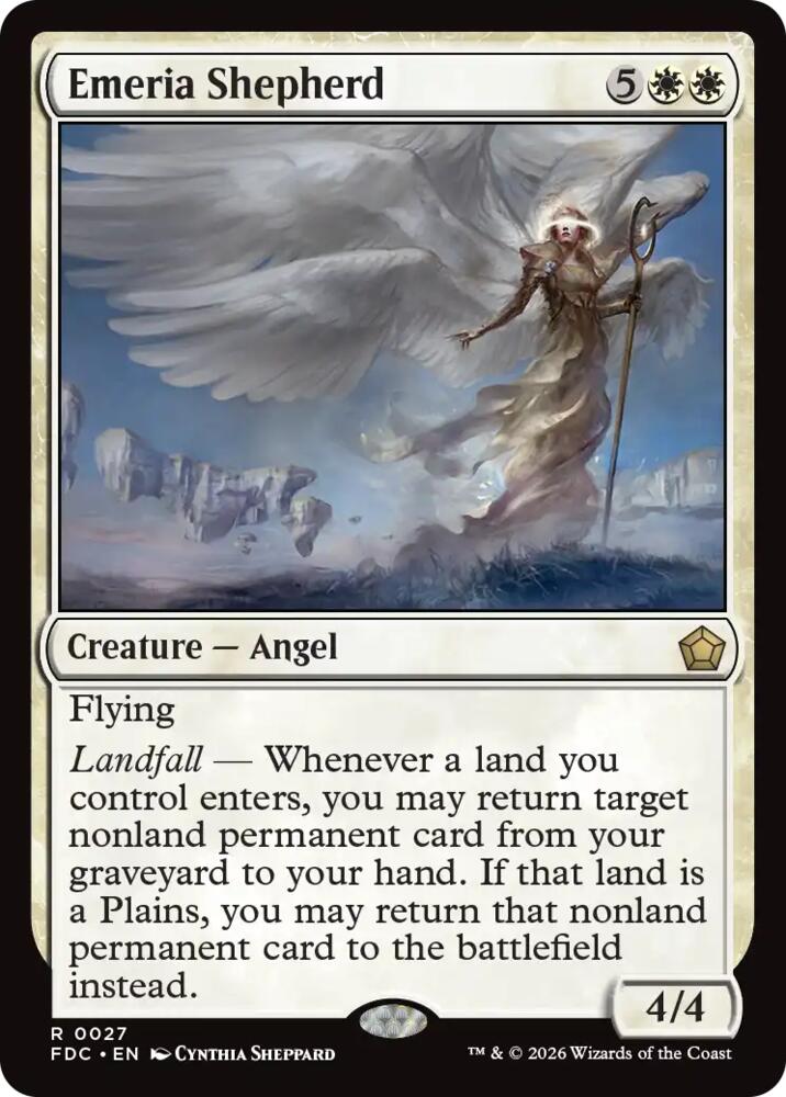 Emeria Shepherd 27 card from Commander: Foundations