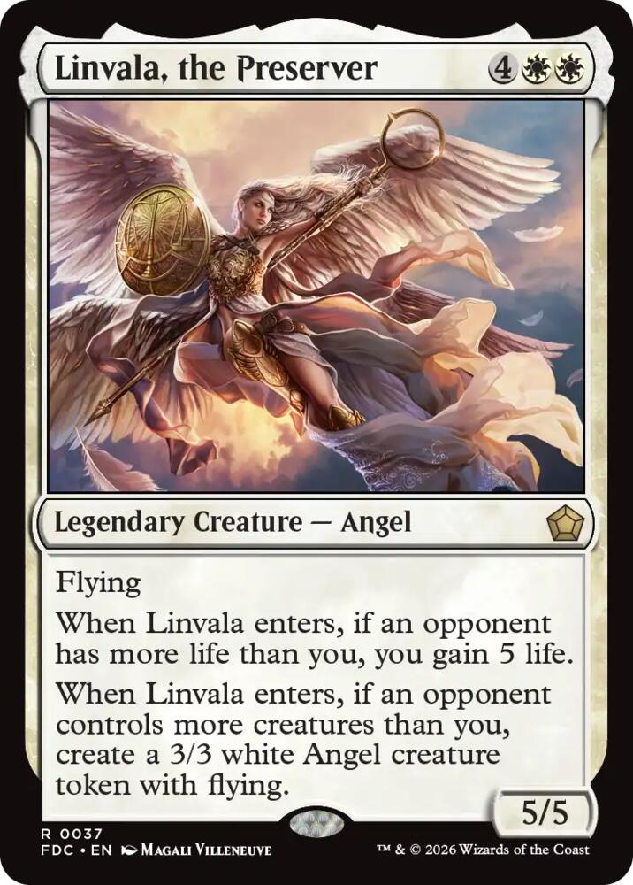 Linvala, the Preserver 37 card from Commander: Foundations