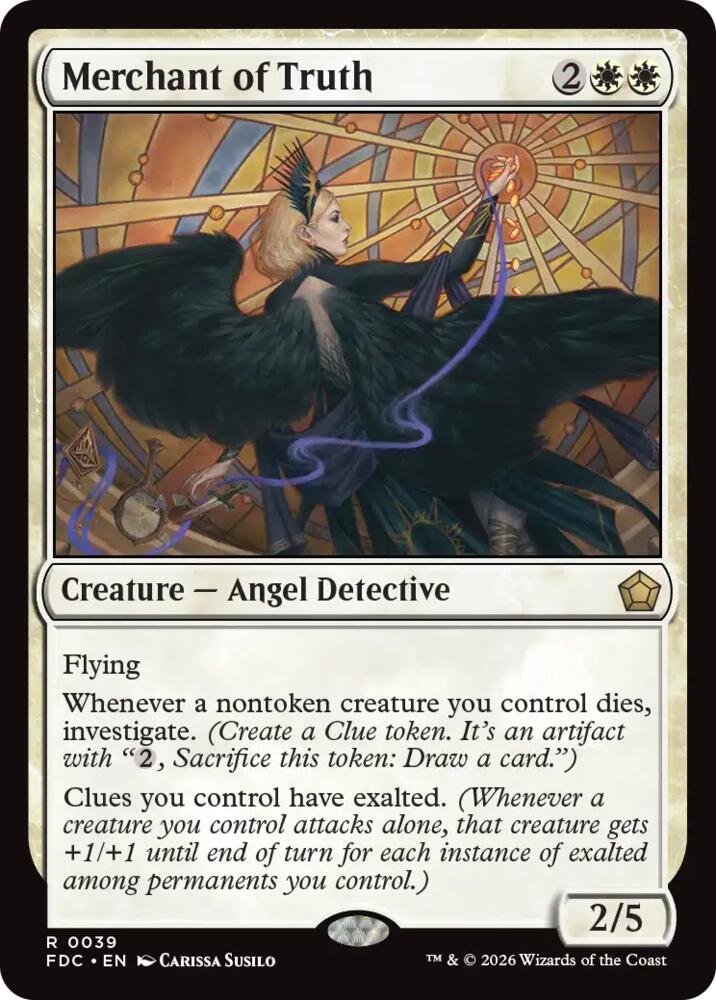 Merchant of Truth 39 card from Commander: Foundations