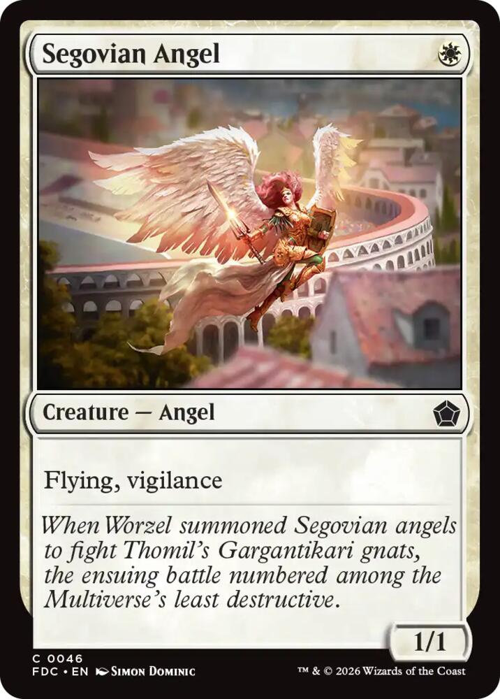 Segovian Angel 46 card from Commander: Foundations