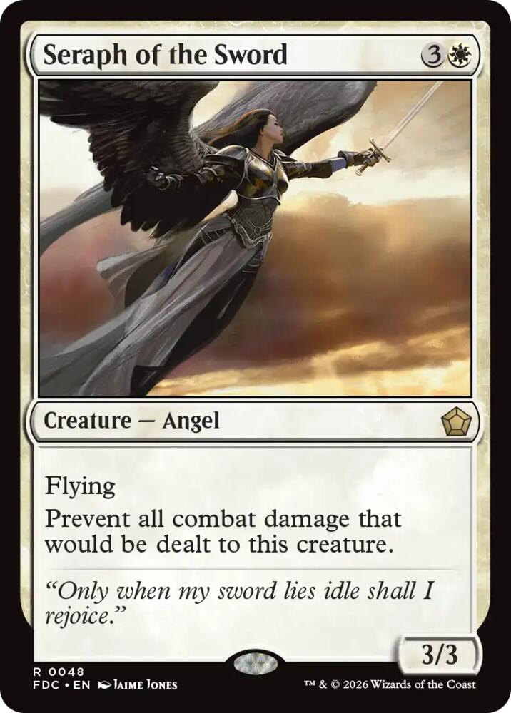 Seraph of the Sword 48 card from Commander: Foundations