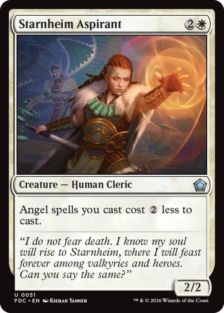 Starnheim Aspirant 51 card from Commander: Foundations