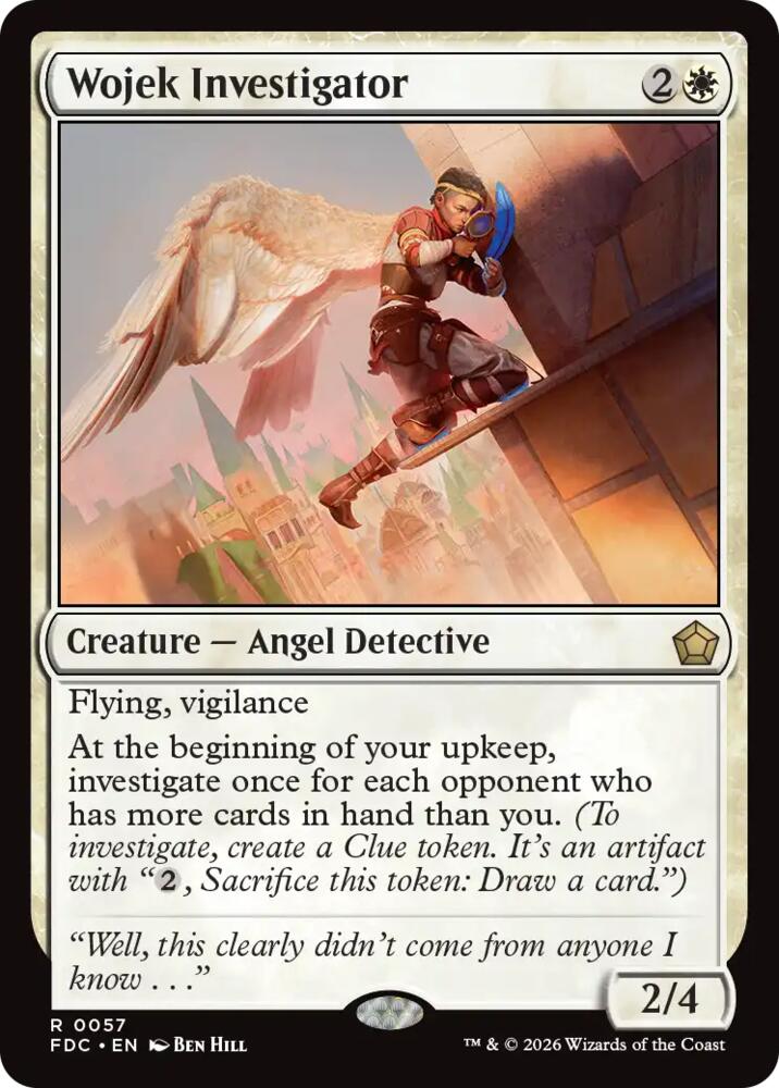 Wojek Investigator 57 card from Commander: Foundations