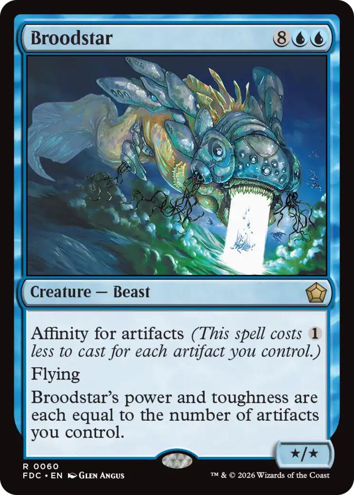 Broodstar 60 card from Commander: Foundations