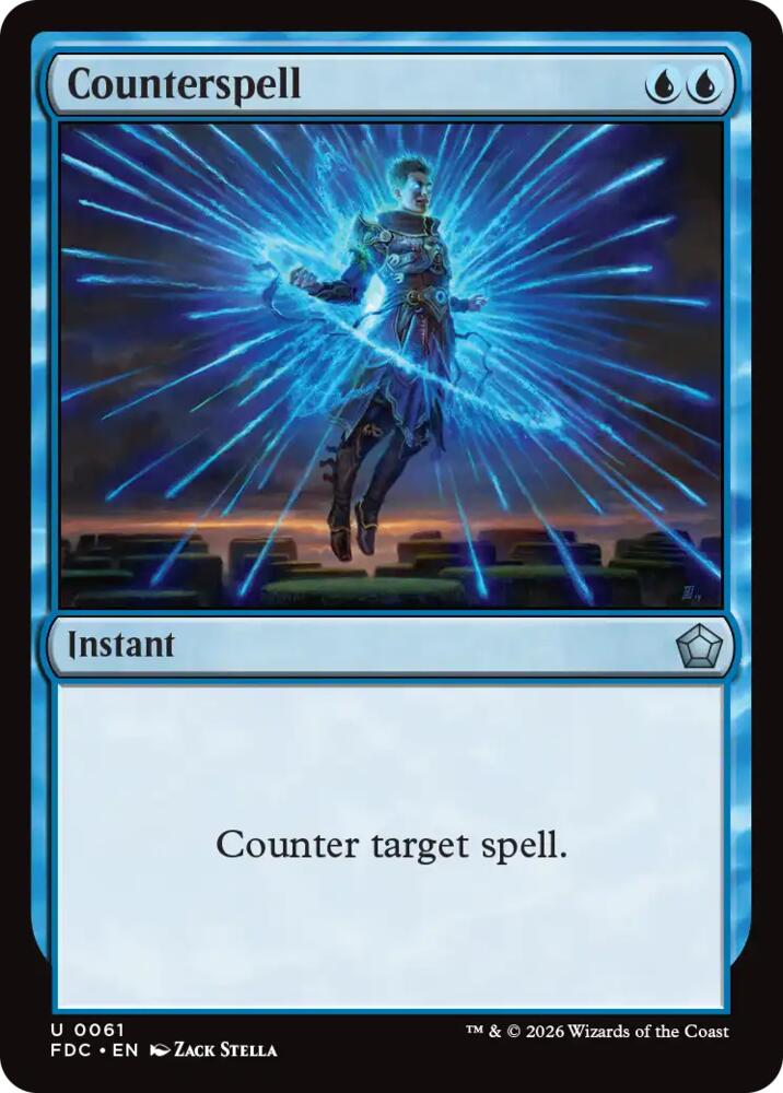 Counterspell 61 card from Commander: Foundations