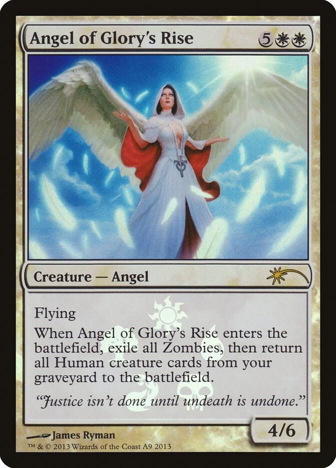 Angel of Glory's Rise A9 card from Media Promos