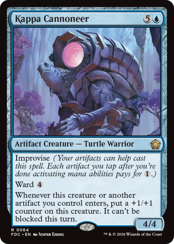 Kappa Cannoneer 64 card from Commander: Foundations