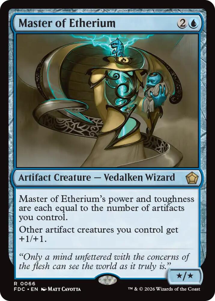 Master of Etherium 66 card from Commander: Foundations
