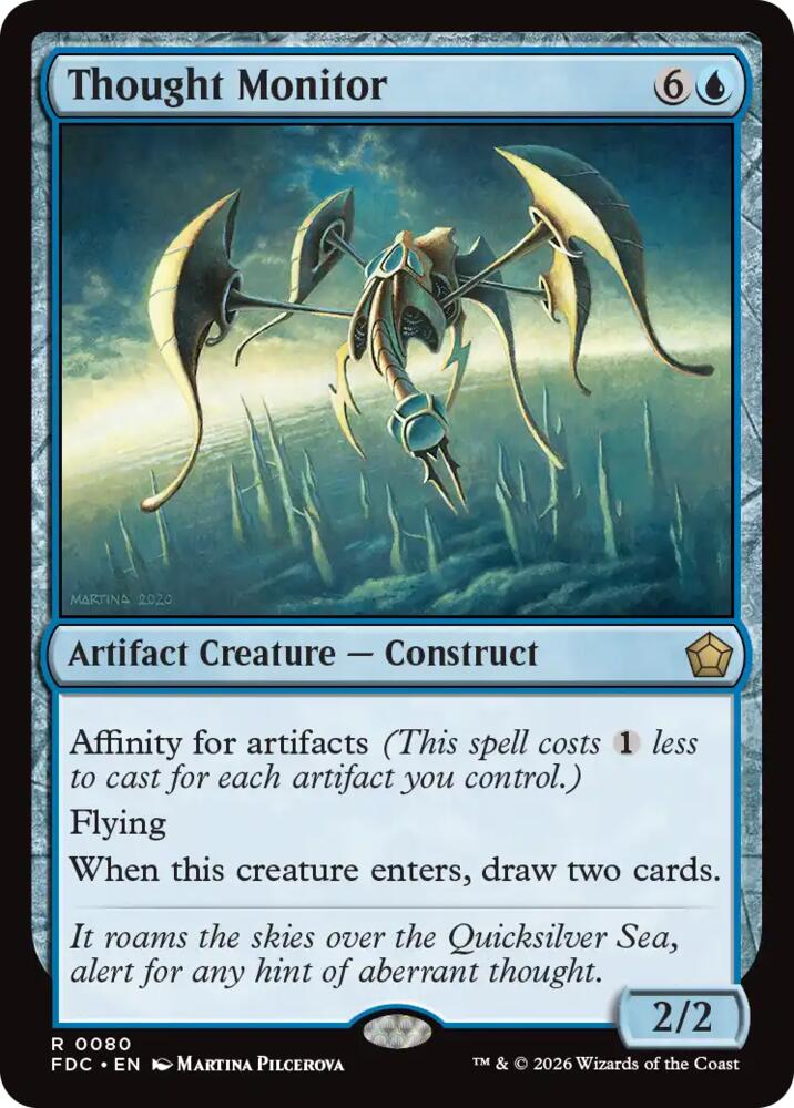 Thought Monitor 80 card from Commander: Foundations