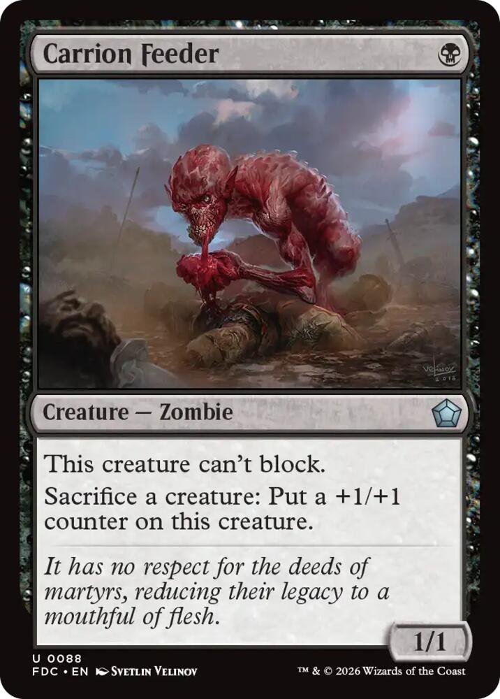 Carrion Feeder 88 card from Commander: Foundations