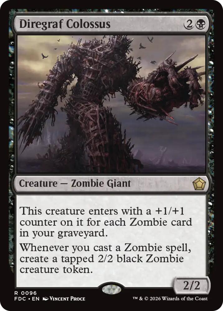 Diregraf Colossus 96 card from Commander: Foundations