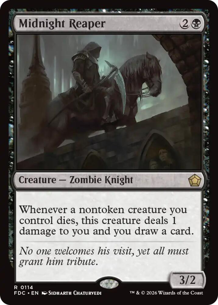Midnight Reaper 114 card from Commander: Foundations