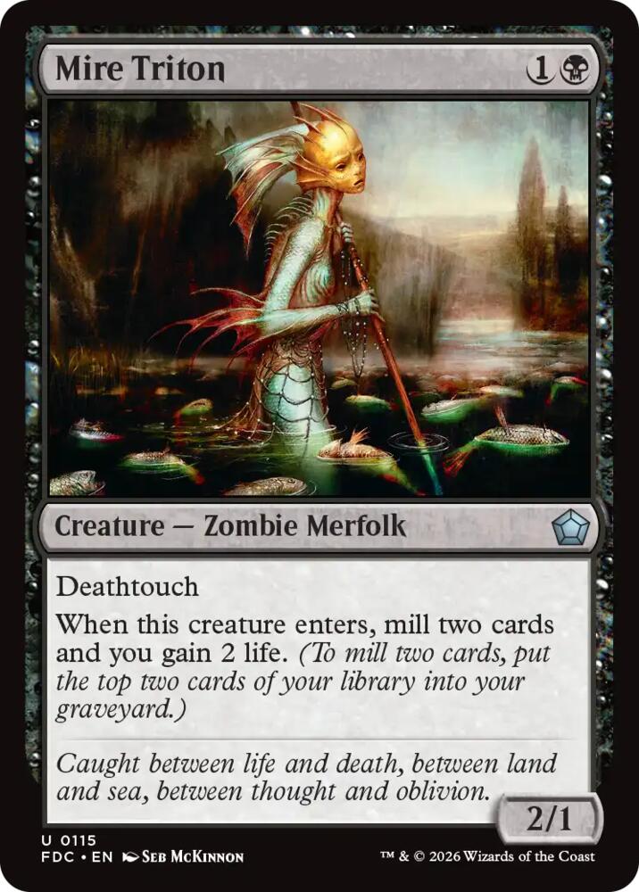 Mire Triton 115 card from Commander: Foundations