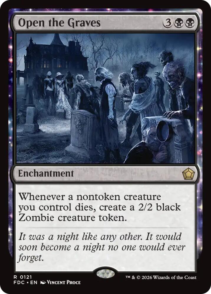 Open the Graves 121 card from Commander: Foundations