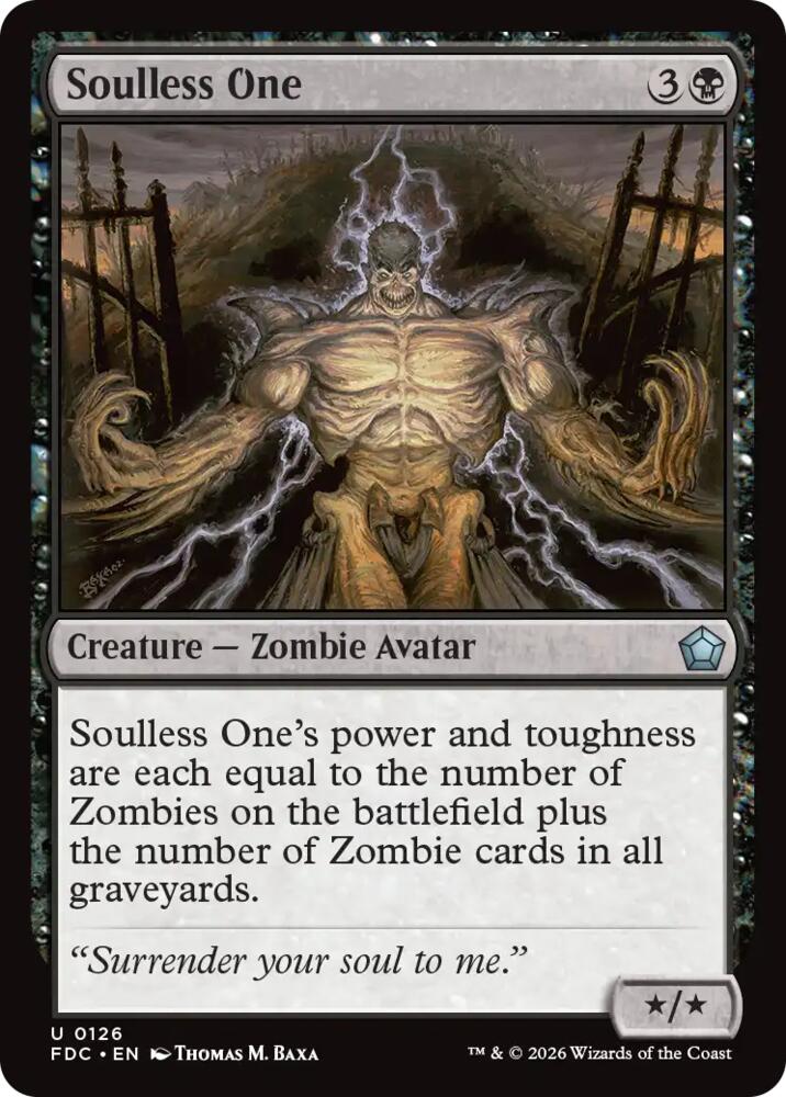 Soulless One 126 card from Commander: Foundations