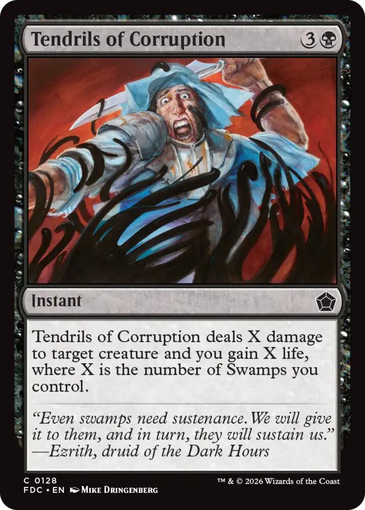 Tendrils of Corruption 128 card from Commander: Foundations