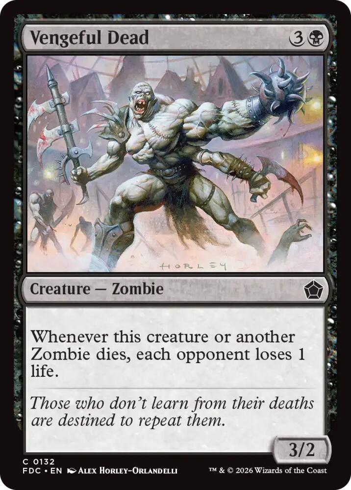 Vengeful Dead 132 card from Commander: Foundations