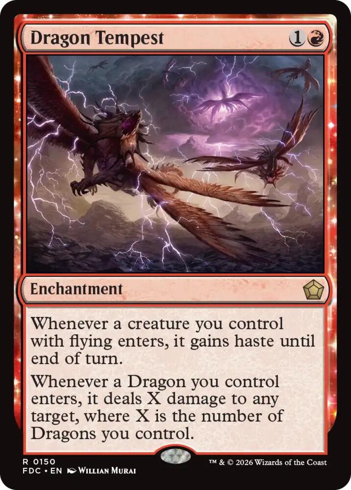 Dragon Tempest 150 card from Commander: Foundations