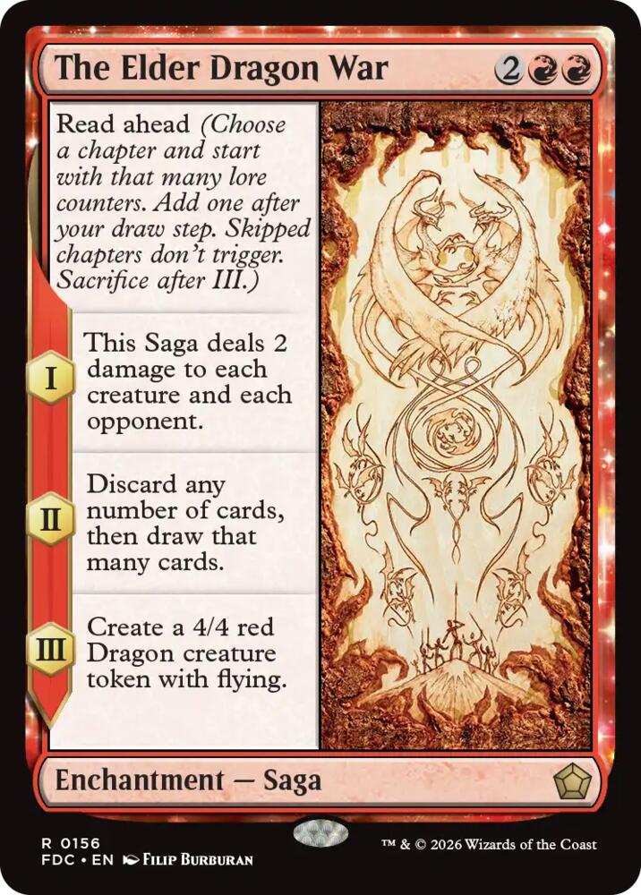 The Elder Dragon War 156 card from Commander: Foundations