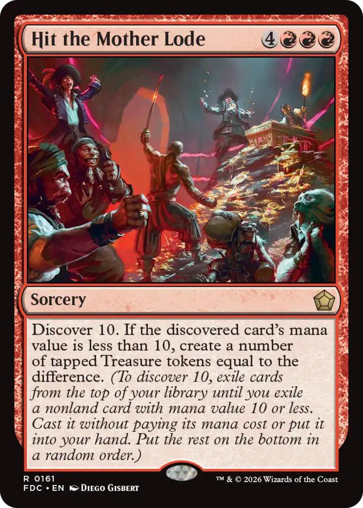 Hit the Mother Lode 161 card from Commander: Foundations