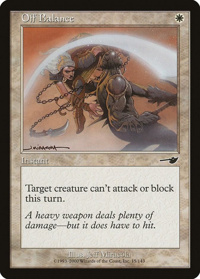 Off Balance 15 card from Nemesis