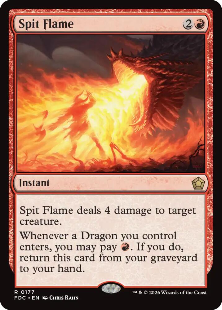 Spit Flame 177 card from Commander: Foundations