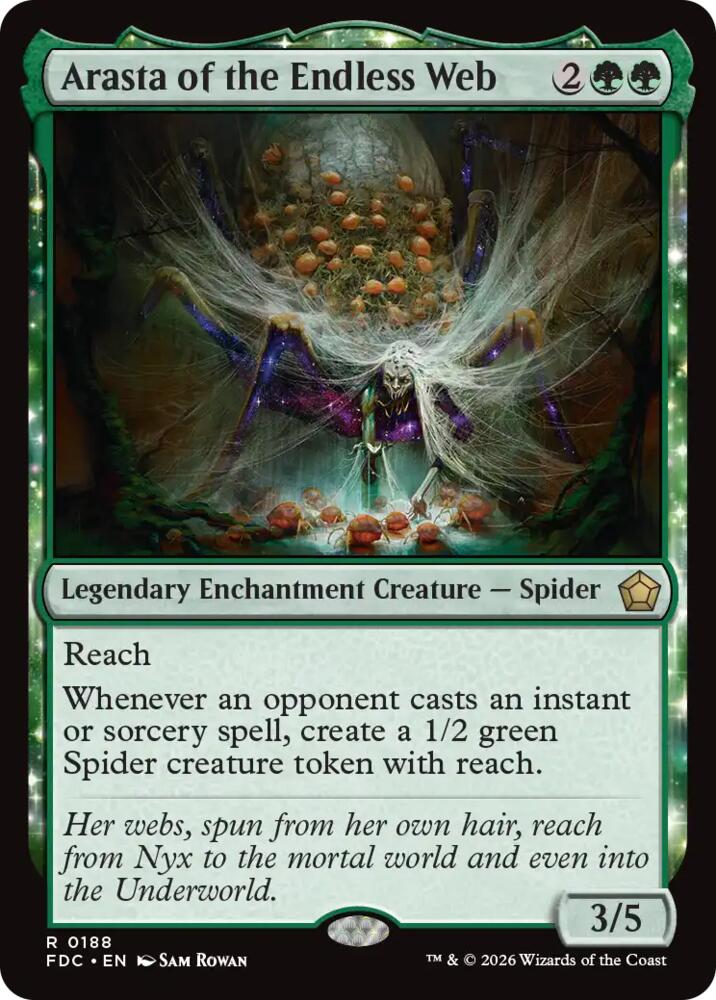 Arasta of the Endless Web 188 card from Commander: Foundations