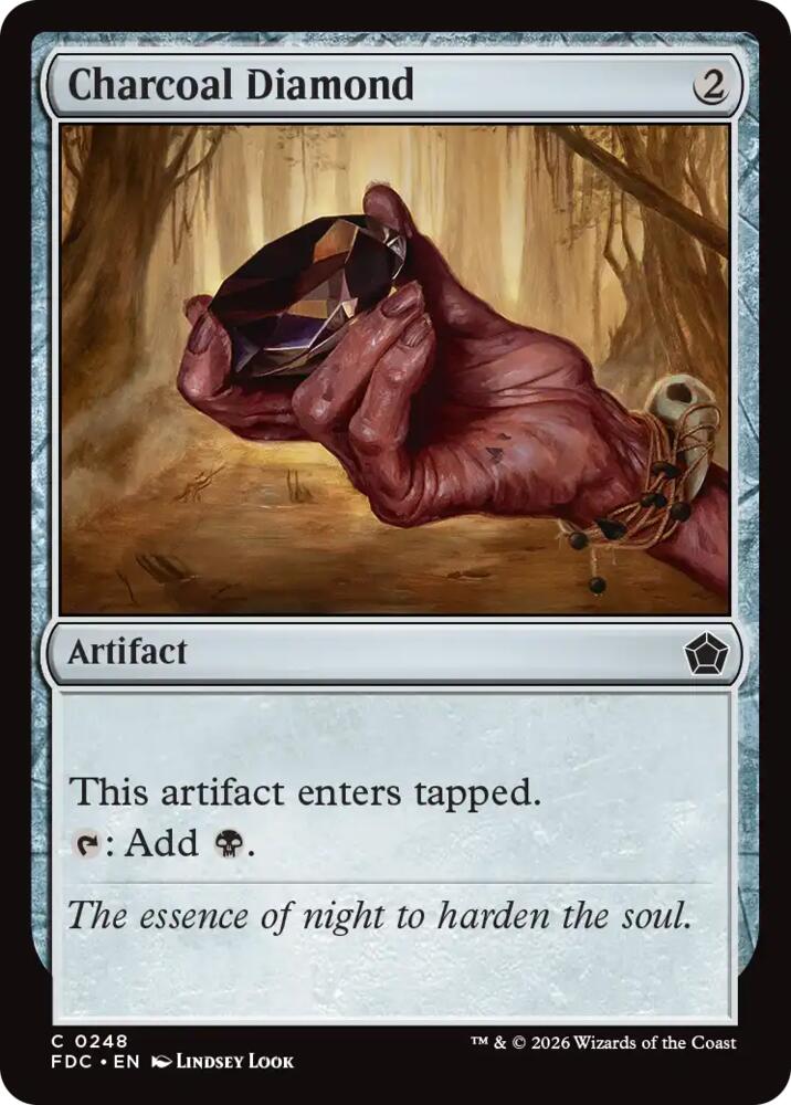 Charcoal Diamond 248 card from Commander: Foundations