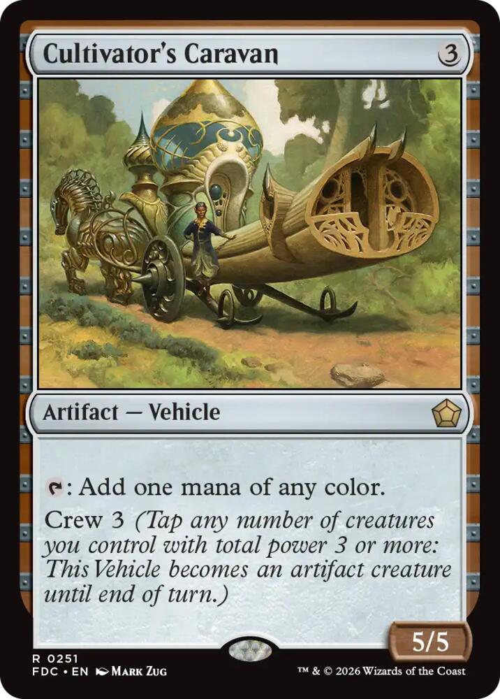Cultivator's Caravan 251 card from Commander: Foundations