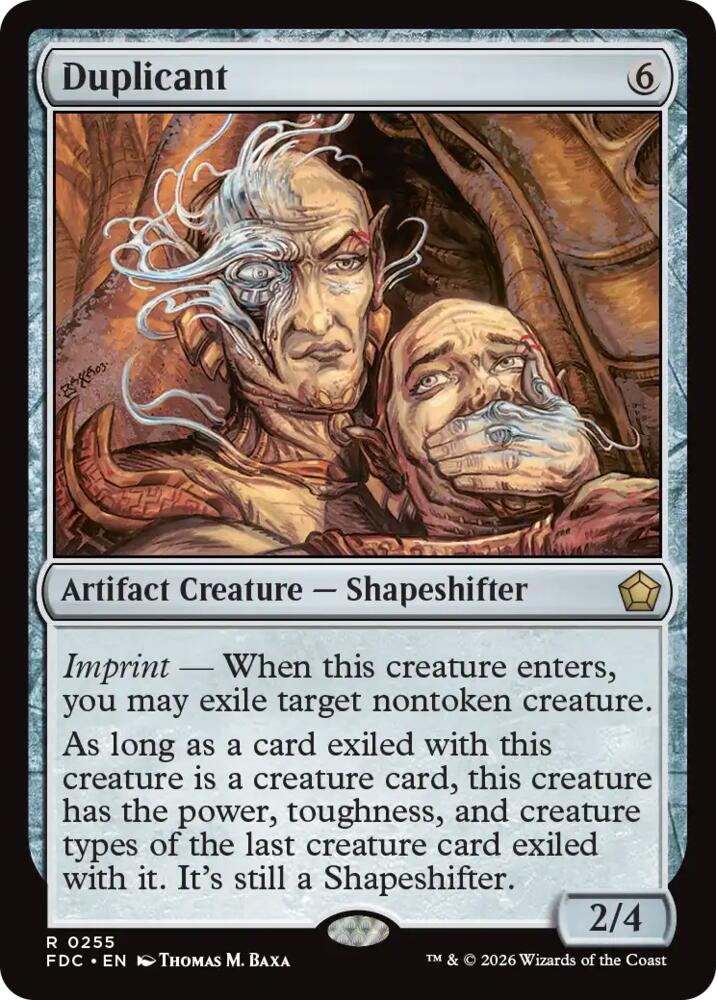 Duplicant 255 card from Commander: Foundations