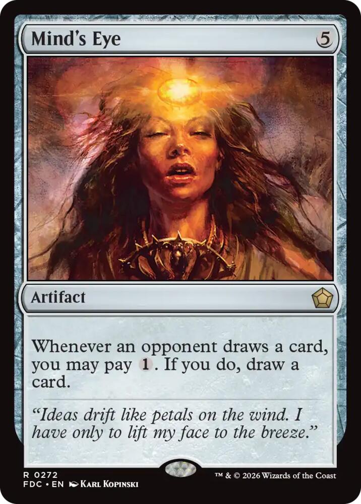 Mind's Eye 272 card from Commander: Foundations