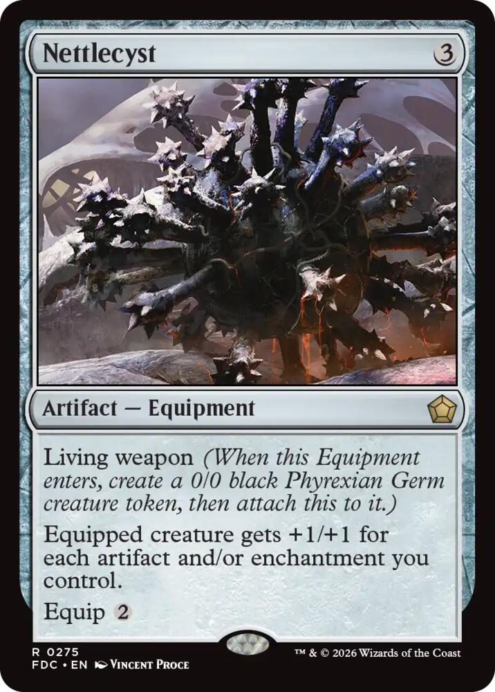 Nettlecyst 275 card from Commander: Foundations