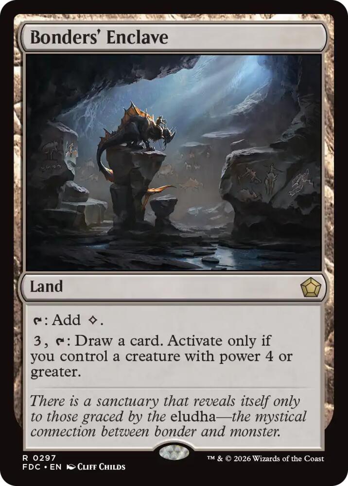 Bonders' Enclave 297 card from Commander: Foundations
