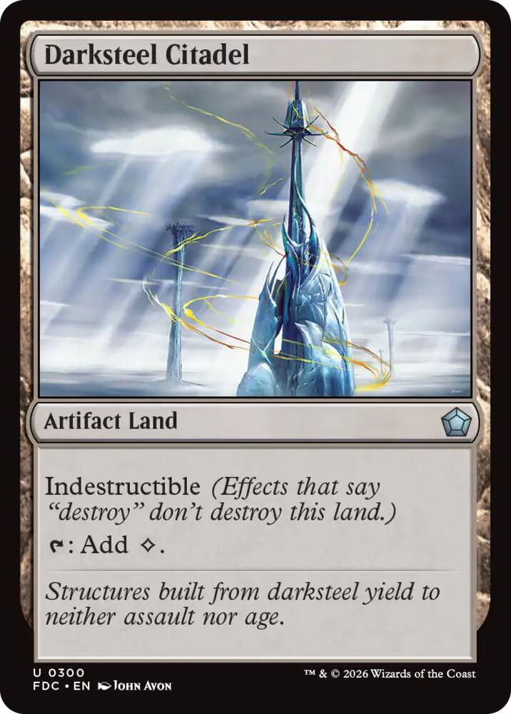 Darksteel Citadel 300 card from Commander: Foundations