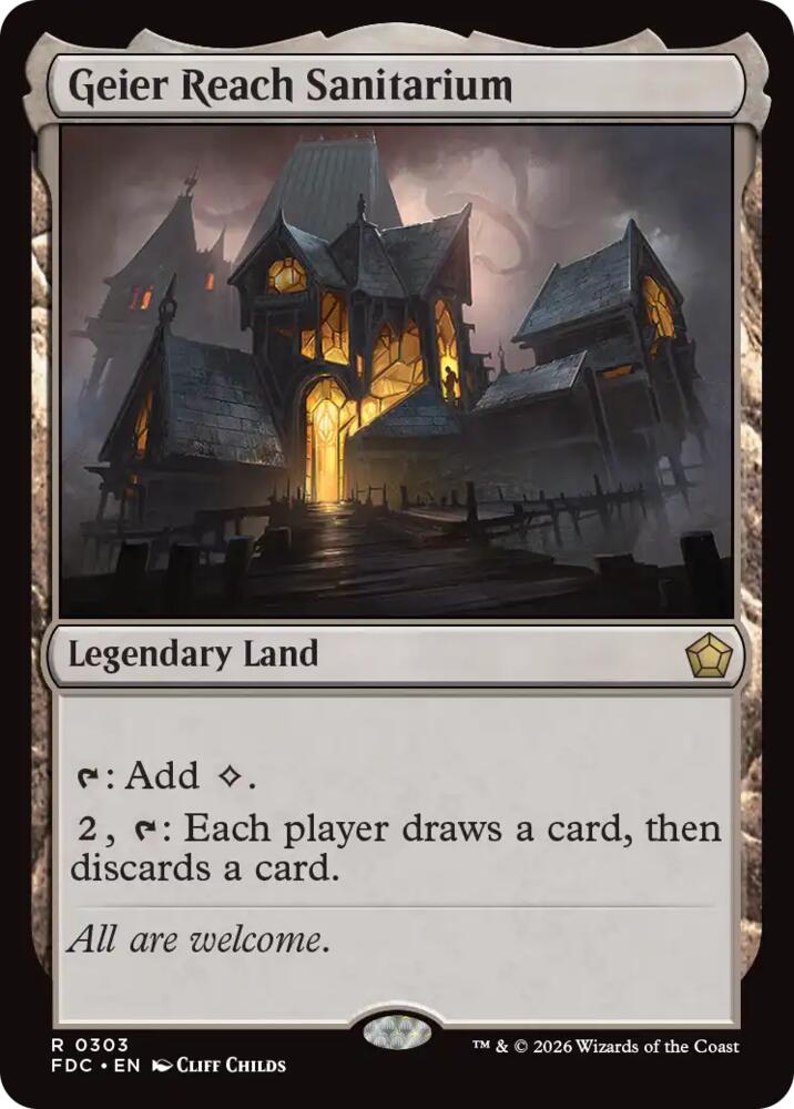 Geier Reach Sanitarium 303 card from Commander: Foundations