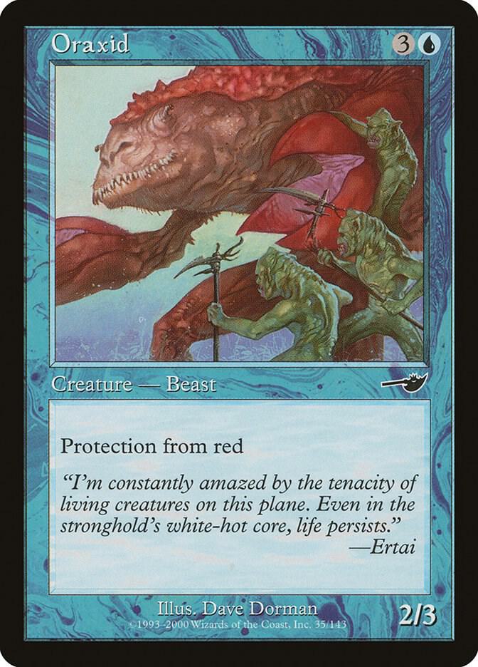 Oraxid 35 card from Nemesis