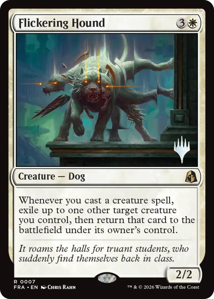 Flickering Hound 7 card from Promo Pack: Reality Fracture