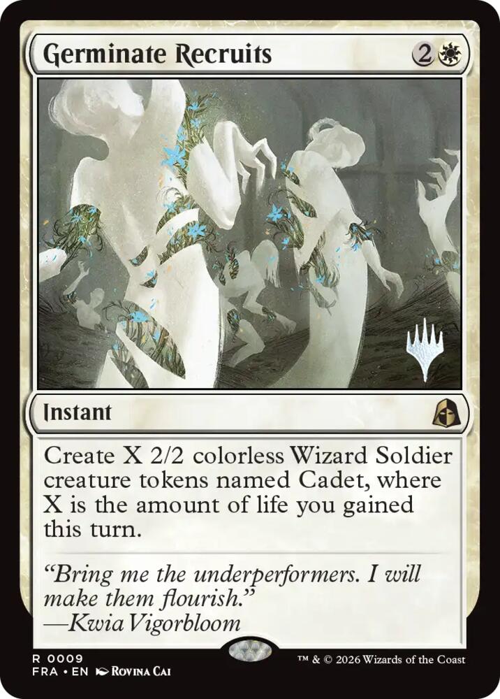 Germinate Recruits 9 card from Promo Pack: Reality Fracture