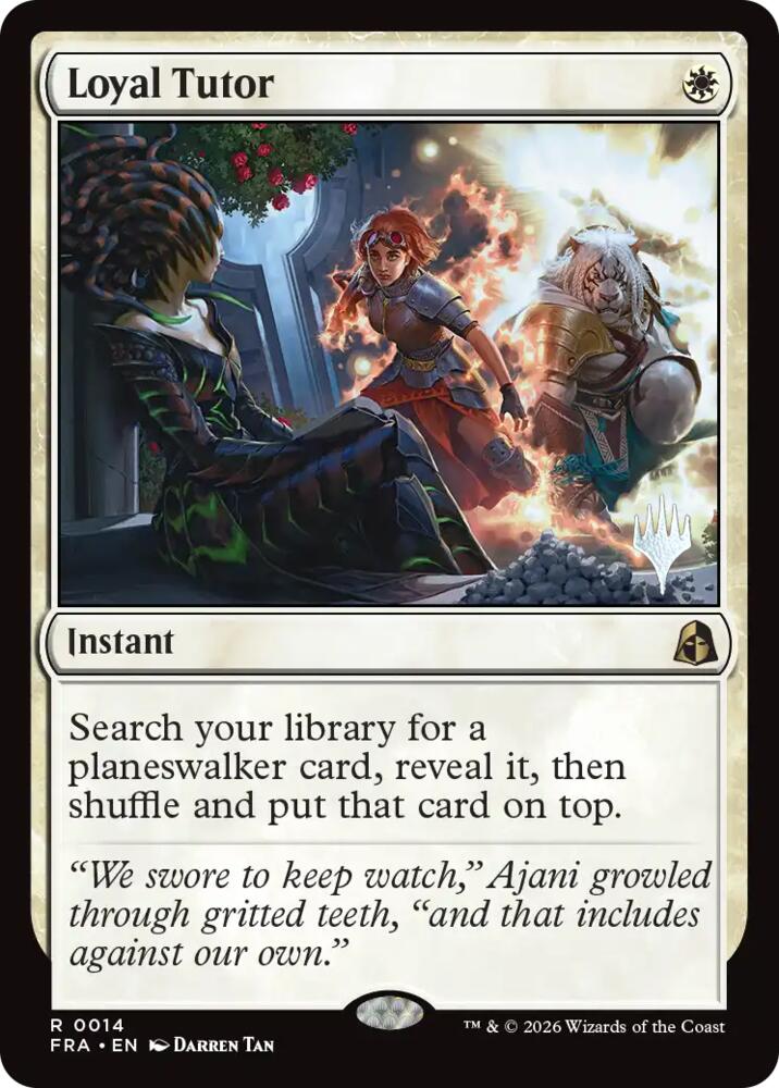 Loyal Tutor 14 card from Promo Pack: Reality Fracture