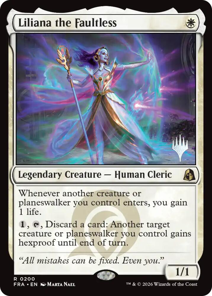 Liliana the Faultless 200 card from Promo Pack: Reality Fracture