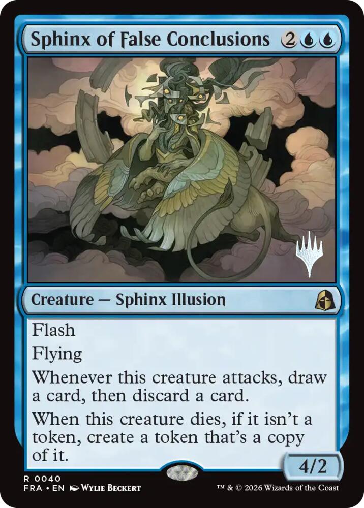 Sphinx of False Conclusions 40 card from Promo Pack: Reality Fracture