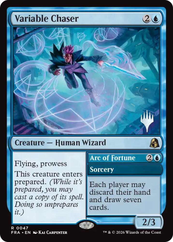 Variable Chaser 47 card from Promo Pack: Reality Fracture