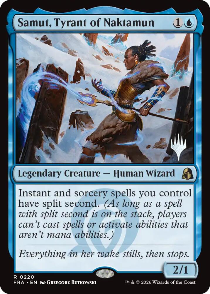 Samut, Tyrant of Naktamun 220 card from Promo Pack: Reality Fracture