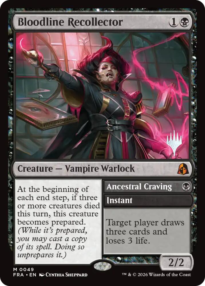 Bloodline Recollector 49 card from Promo Pack: Reality Fracture