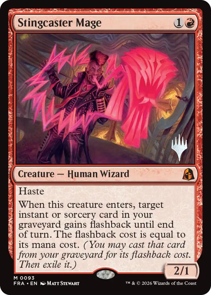 Stingcaster Mage 93 card from Promo Pack: Reality Fracture