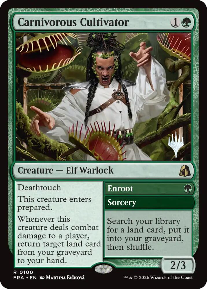 Carnivorous Cultivator 100 card from Promo Pack: Reality Fracture