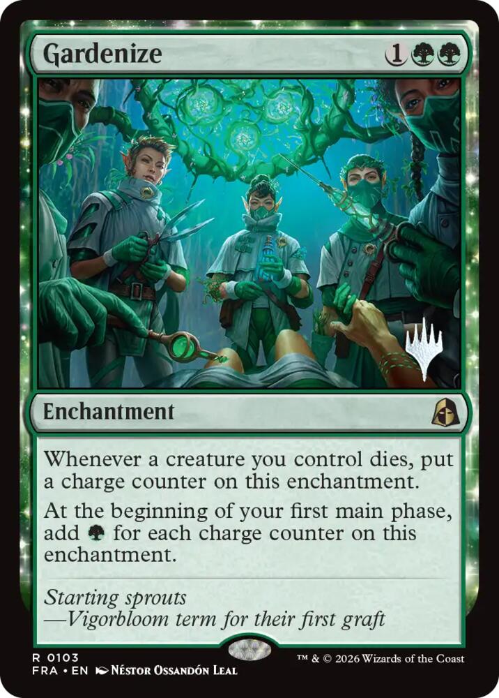 Gardenize 103 card from Promo Pack: Reality Fracture