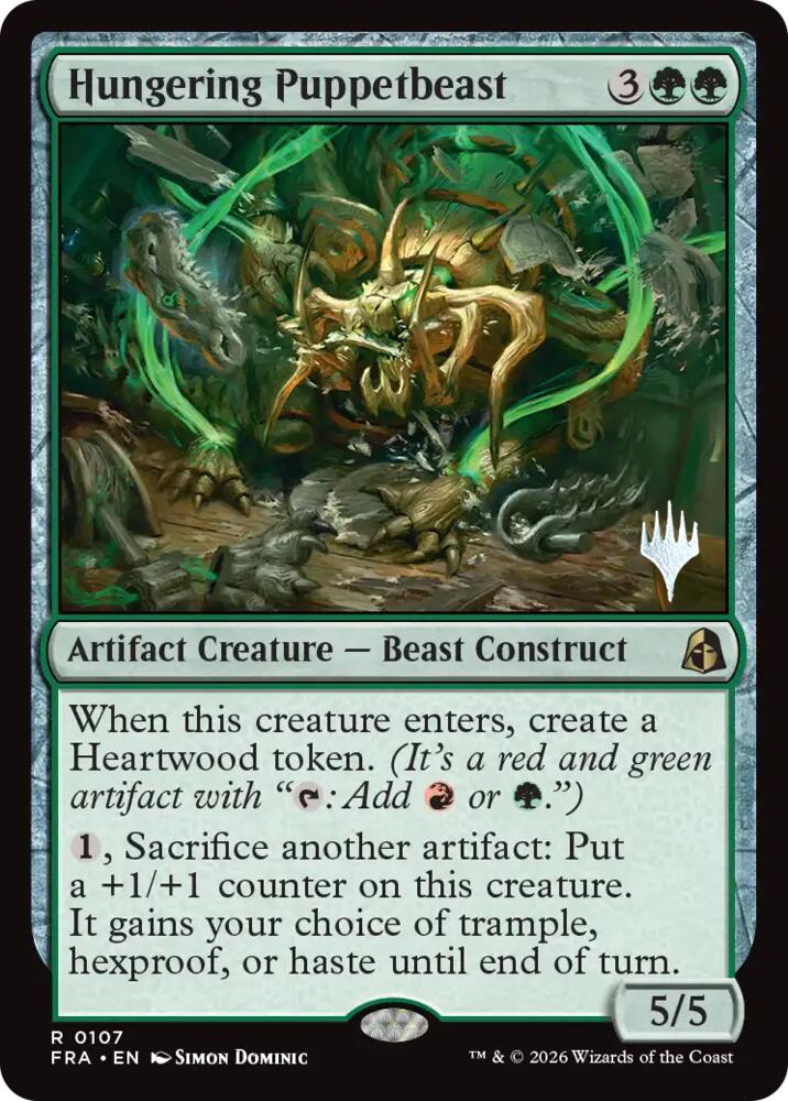 Hungering Puppetbeast 107 card from Promo Pack: Reality Fracture